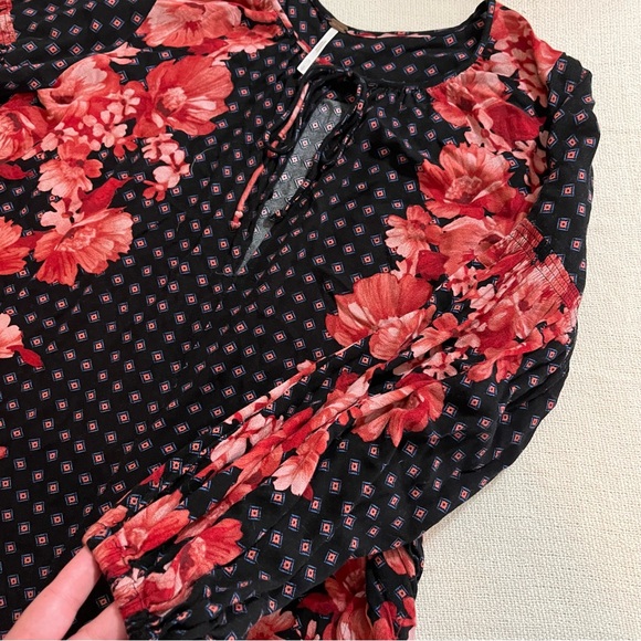 Free People Long Sleeve Floral Dress - Picture 3 of 7